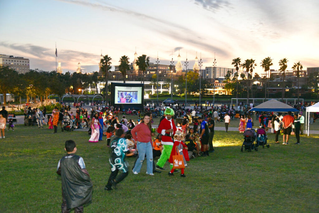 Free Halloween Movie Lights Up Cotanchobee Park