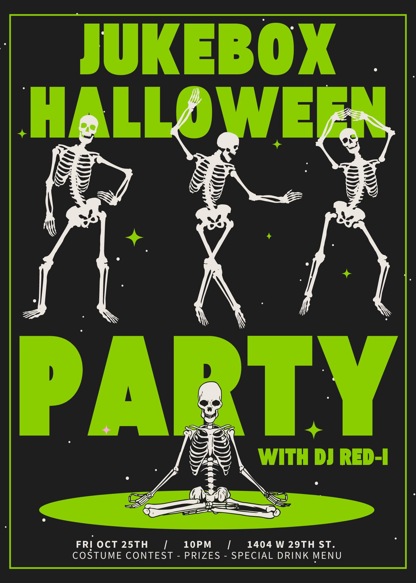 Spooky Shorts Haunt Jukebox Patio October Twenty-Four
