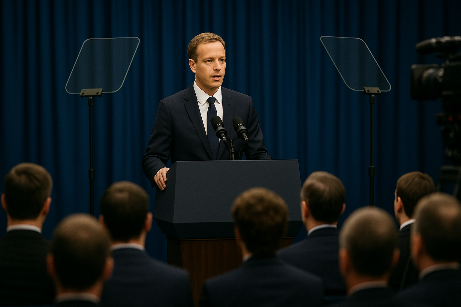Presidential Speech Teleprompter System